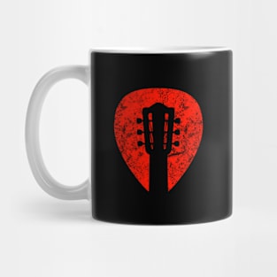 Vintage Guitar Player Design, Music Lover Gift Mug